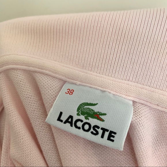 Lacoste Light Pink Polo Shirt - Picture 3 of 3